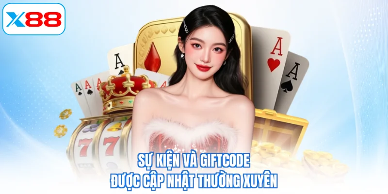 Sự kiện và giftcode được cập nhật thường xuyên